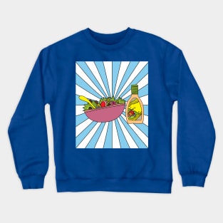 Retro Salad Dressing Crewneck Sweatshirt